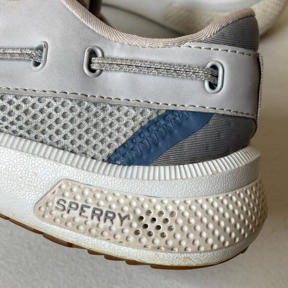 Sperry Top-Sider Women's 7 Seas 3-Eye Gray Boat Shoes Sneakers Size 7 - Picture 9 of 16